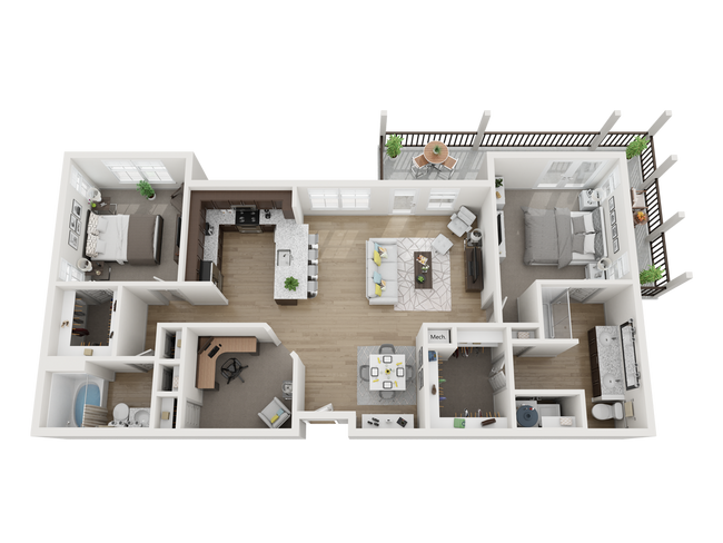 The Palermo | B3 2207 floor plan